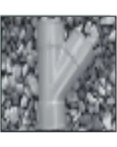 PVC Grey Waste Y Branch - 40mm (1 1/4inch)