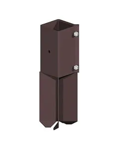 Post Anchor Concrete In 75x75mm Swiftclamp E-Brown