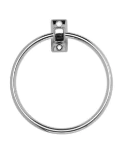 Croydex Sutton Towel Ring - Chrome