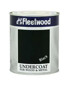 Fleetwood Traditional Undercoat Paint - 750 ml / Black