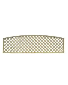 Orra Convex Lattice Panel Top Trellis 1830 x 300mm (6x1) 