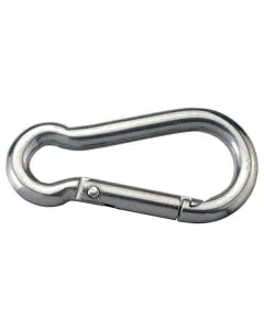 A2 Stainless Steel Firemans Snap Hook - 80 mm