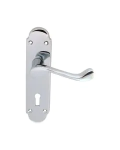 Oakley Lever On Backplate - Polished Chrome