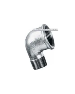 Galvanised Elbow 1 1/2 90 Deg Male & Female
