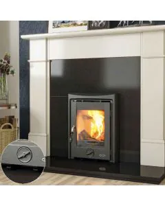 Henley Muckross Inset Non Boiler Stove Matt Black  4.6kw 