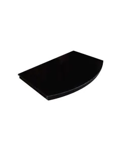 Henley Stove Curved Granite Hearth Black 60 x 24inch