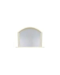 Henley Mirror Arched Marfil Stone Overmantle