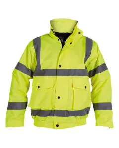 Class 3 Hi Visibility Bomber Jacket - XXL  >  Hi Vis Yellow