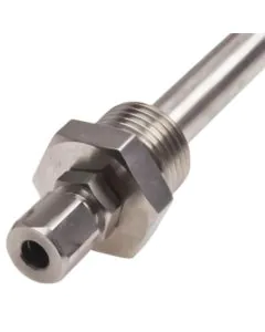 100mm x 1/2 inch BSPT S/Steel 316 Temperature Probe Pocket