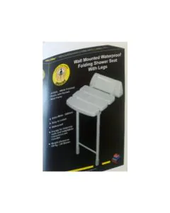 Assist Folding Shower Seat C/W Legs 500mm Wide 