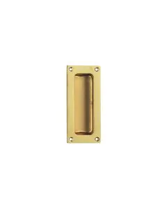 Flush Pull Handle - Polished Brass