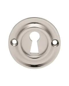 Small Victorian Escutcheon - Polished Chrome