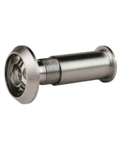 Door Viewer with Plastic Lens - Satin Chrome