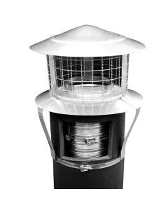 SHL Flue Kit 6 x 9m C/W New Pot Hanging Anti Bird/Rain Cowl 