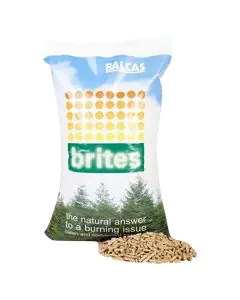 Balcas Brites Wood Pellet Bag - 10 kg
