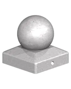 Metal Ball Finial Galvanised 4