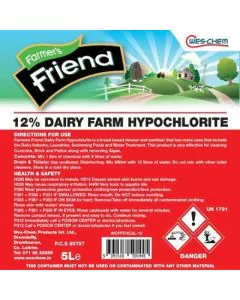 Farmers  Friend Concrete Cleaner  (Hypo-Chloride)   25L Drum