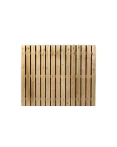 Double Sided Hit & Miss Fence Panel 1800 x 1800mm
