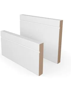 79mm x 18mm x 3mm Grooved MDF Primed Shaker Style Architrave