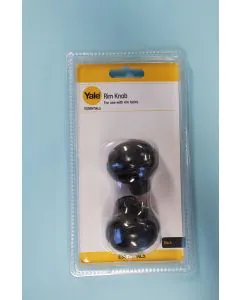 Yale Essentials Rim Knob - Black