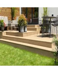 Millboard Decking Enhanced Grain Golden Oak 176mm x 3600mm x 32mm