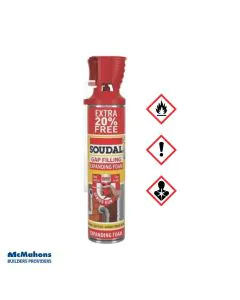Soudal Genius Gun Gap Filling Expanding Foam 500ml + 20% extra free