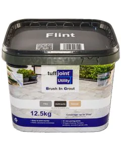 Steintec Tuffjoint  Brush In Jointing Mortar Flint Grey 12.5kg Tub  
