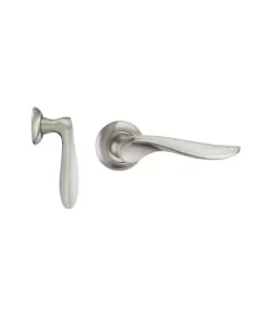 Fortessa Achilles Lever On Rose Handles Privacy Set Satin Nickel 