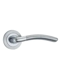 Fortessa Verto Lever on Rose Handle Box Set Satin Nickel