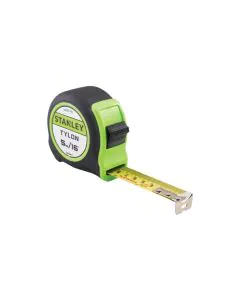 Stanley 5m 16ft Hi-Vis Tylon Tape