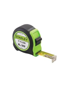 Stanley 8m 26ft Hi-Vis Tylon Tape