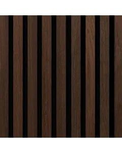 Fibrotech Acoustic Panel 2.44m x 605mm x 22mm - Smoked Oak