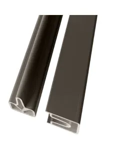 Composite Fence Top/Bottom Rail Trim 1.8M Grey  (Pack of 2 -Incl Fixings)