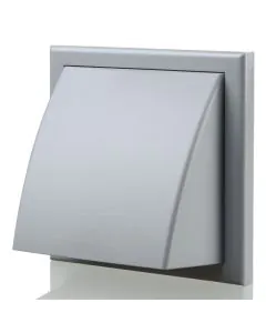 Wall Vent with Cowl 100mm Grey
