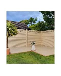 Kilally SmartFence Panel  Pack  Buttermilk  1.8x1.5M (6x5ft)