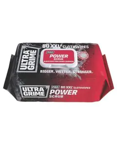 Ultra Grime Power Scrub Wipes 80 Pack