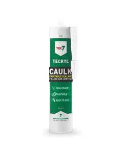 Tec7 Professional Acrylic Caulk - 310ml Cartridge