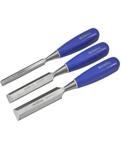 Faithfull 3 Piece Blue Chisel Set