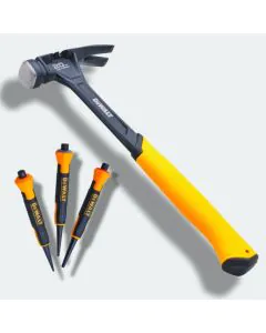 Dewalt Claw Hammer with FREE 3 Piece Nail Set