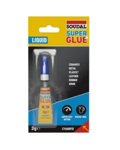 Soudal Super Glue Liquid - 3g & 3g
