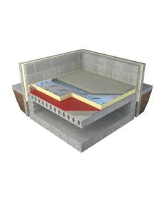 150mm Underfloor Insulation (Sheet) 2.4m x 1.2m - Unilin Insulation XT/PR_UF (Floors)