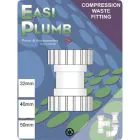 Waste Compression 1 1/4 Coupling (Nut & Ring)