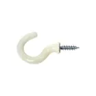 Phoenix Cup Hook - 1inch / White (Pack 4)