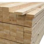 50 x 44mm White Deal Rough Timber