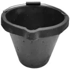 Rubber Bucket 12 L - Black