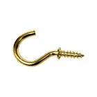 Cup Hook - 25.40 mm / Brass