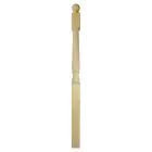 Burbidge Pine Newel Post Complete 82mm x 1330mm