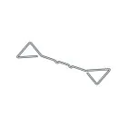 Stainless Steel Wall Tie without disc/star 225mm 30pcs