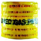 Caution Gas Pipe Below Detectamesh Warning Tape 200mm x 100m - Yellow