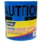 Caution Water Pipe Below Warning Tape 150mm x 100m - Blue